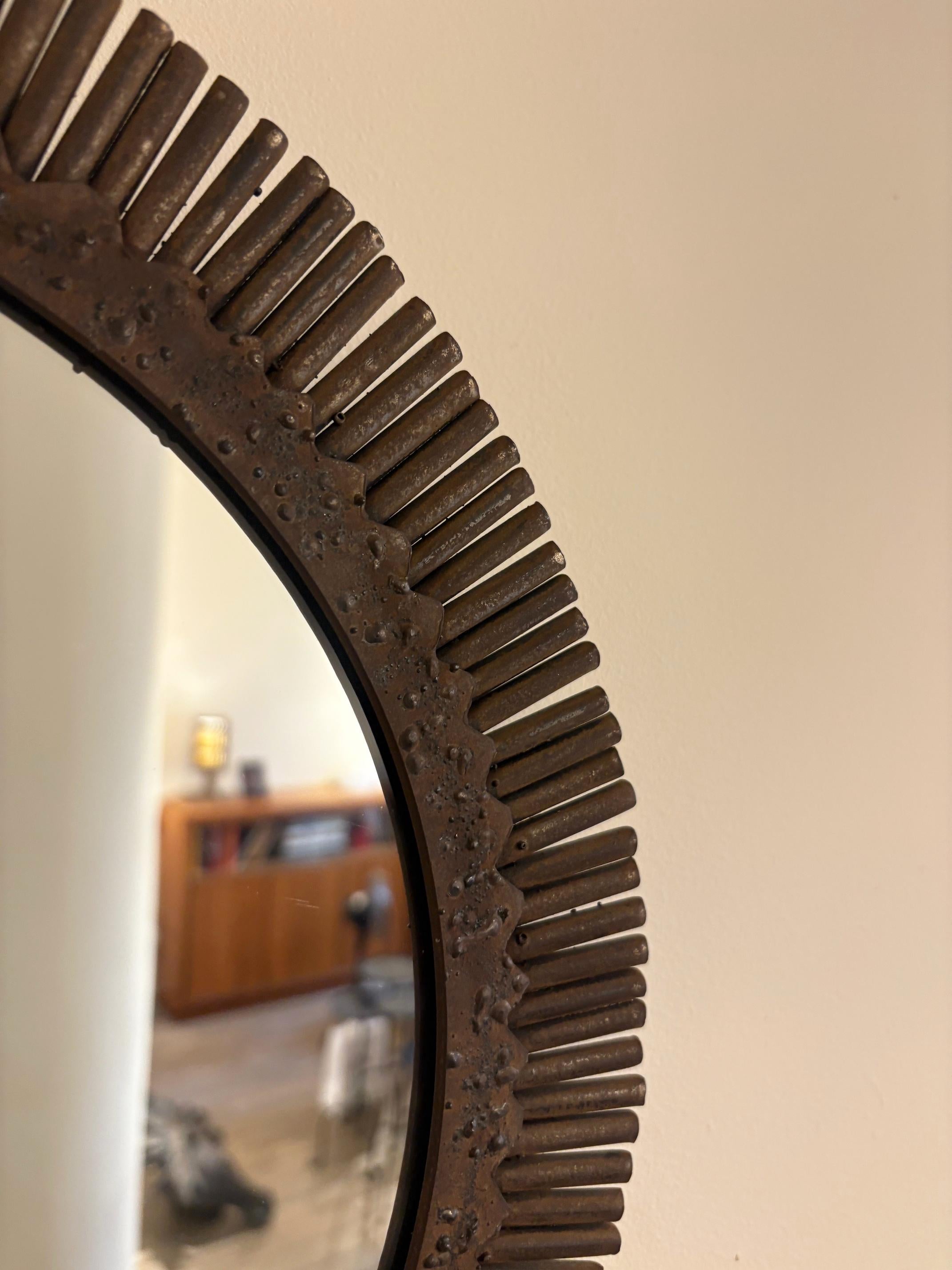 Mid-Century Sunburst Mirror In Good Condition For Sale In London, GB