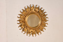Mid-Century Sunburst Mirror from France, Circa 1960