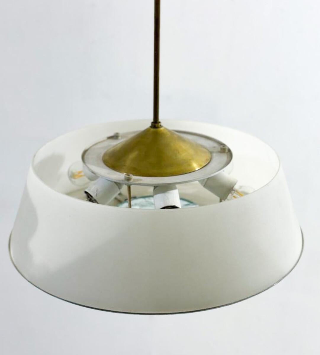 Mid-Century Suspension Mod. 2364 by Max Ingrand for Fontana Arte, Italy In Good Condition For Sale In Brussels, BE