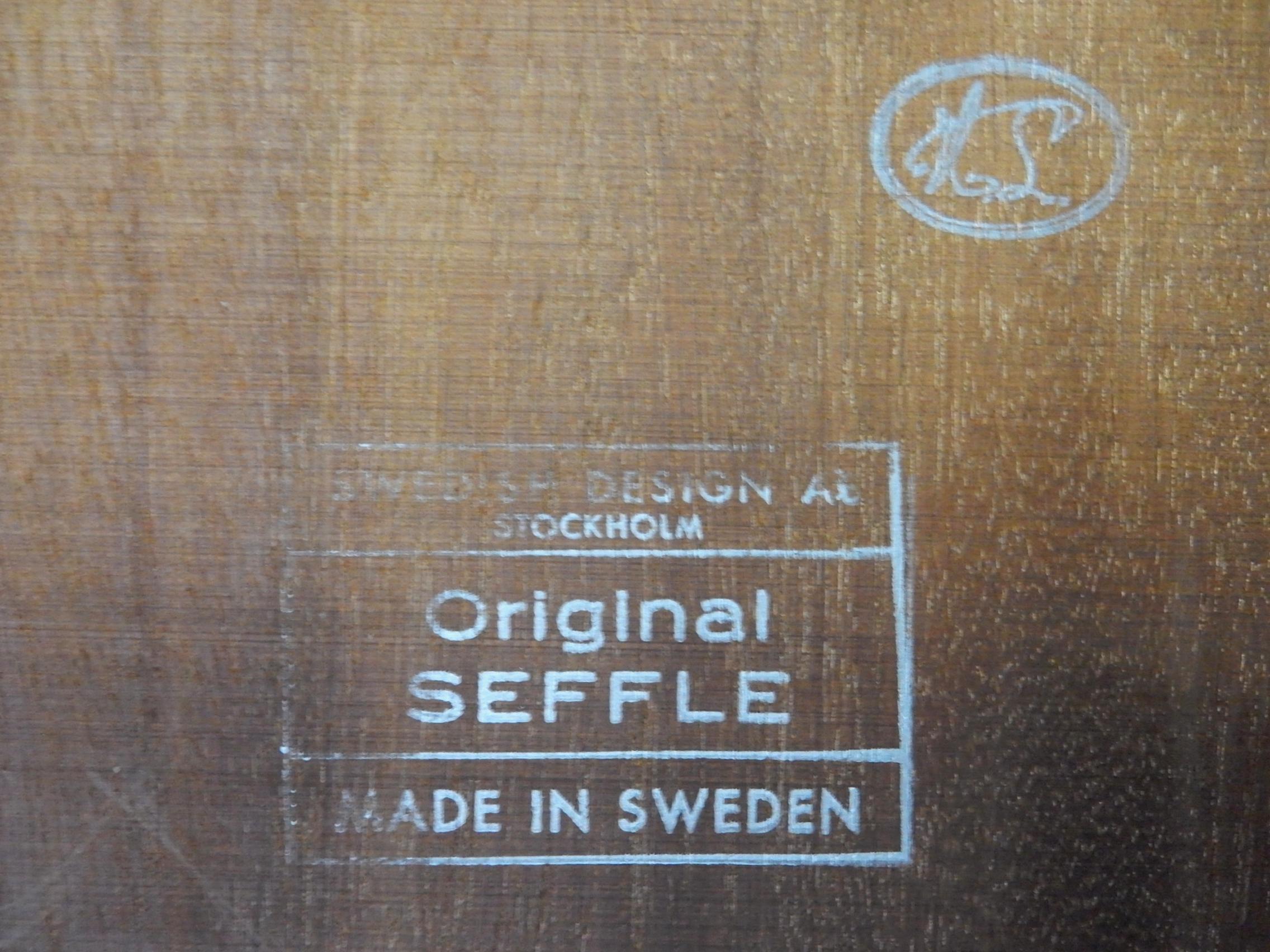 Mid Century Svante Skogh for Seffle of Sweden Rosewood Buffet Credenza  3