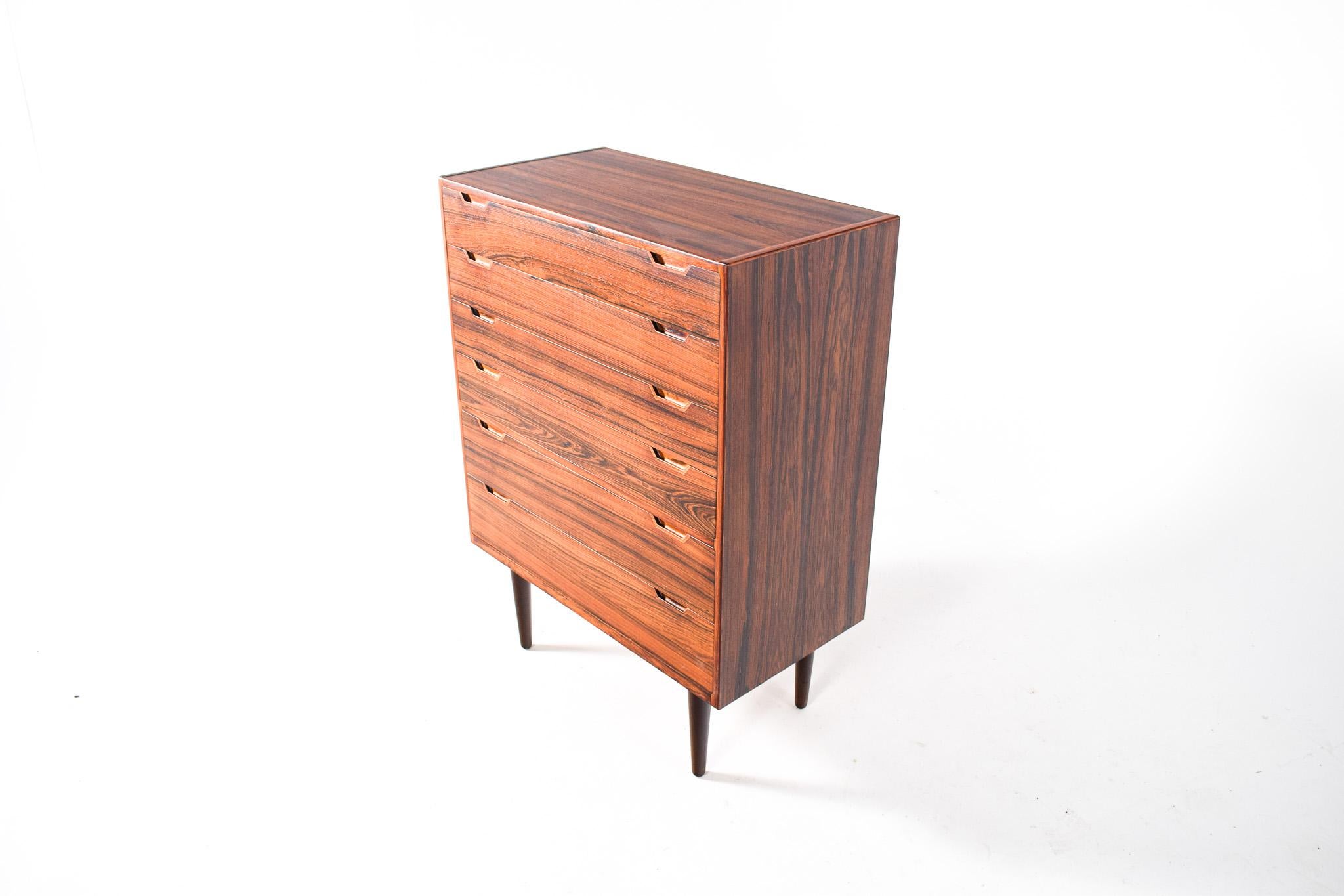Mid-20th Century Mid Century Svend Langkilde Rosewood Chest of Drawers