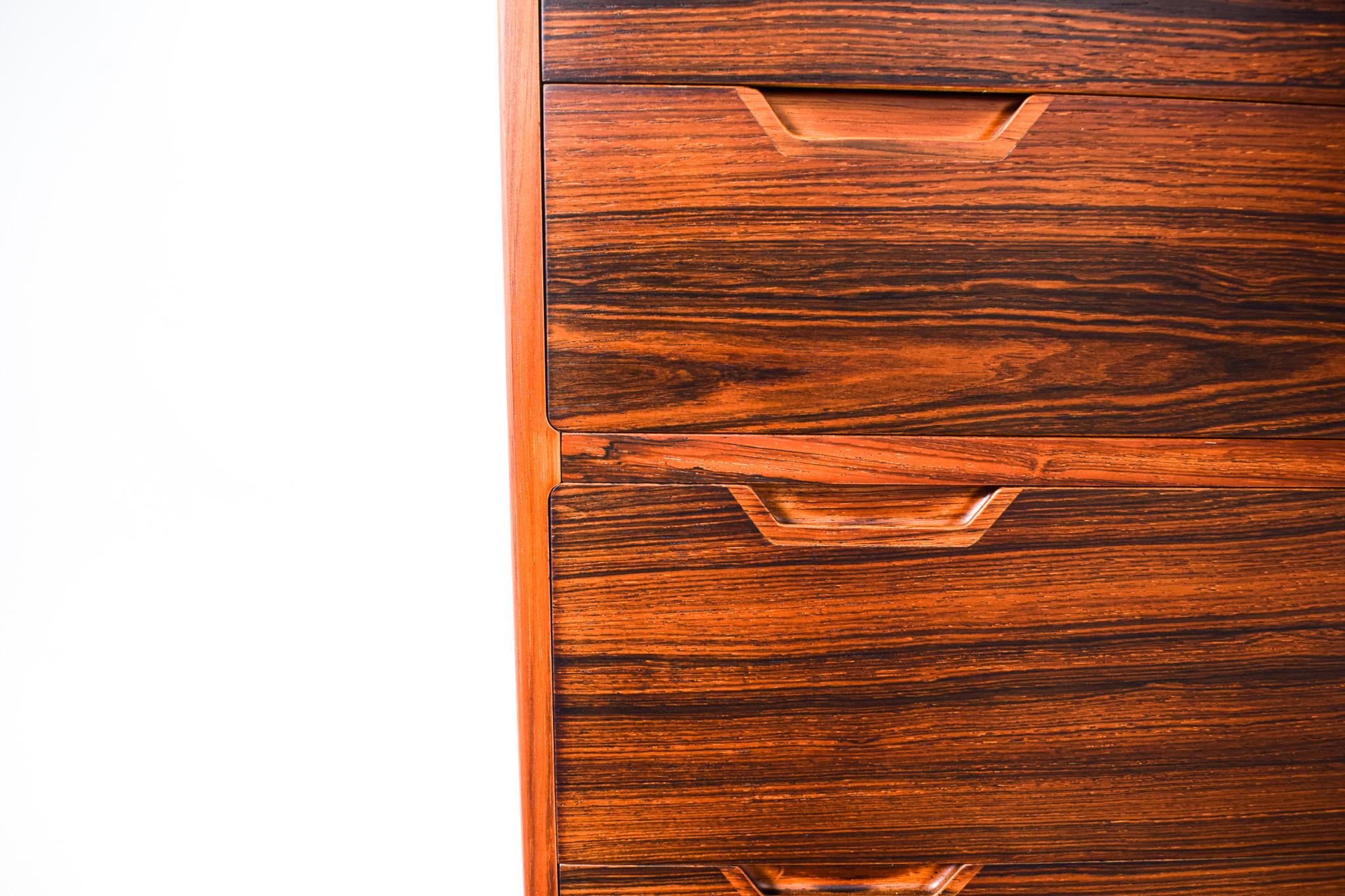 Mid Century Svend Langkilde Rosewood Chest of Drawers 1