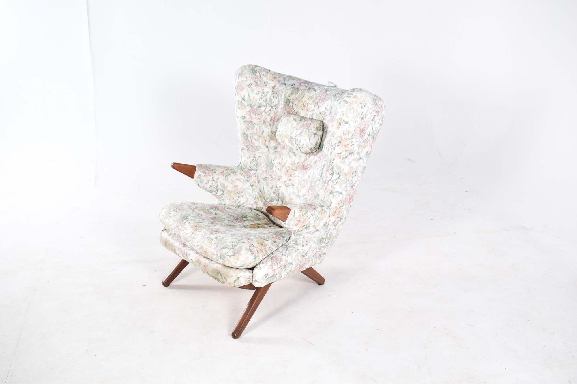 Danish Midcentury Svend Skipper Lounge Chair, Model 91, 1960s