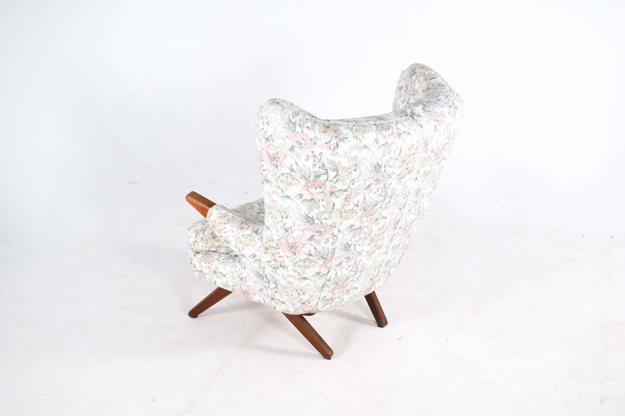 Midcentury Svend Skipper Lounge Chair, Model 91, 1960s 1