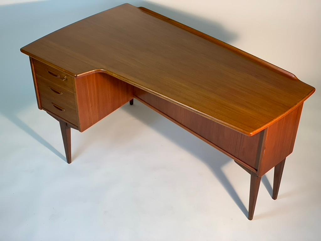 Mid-20th Century Mid Century Sweden Desk Model A10 by Göran Strand for Lelångs Möbelfabrik