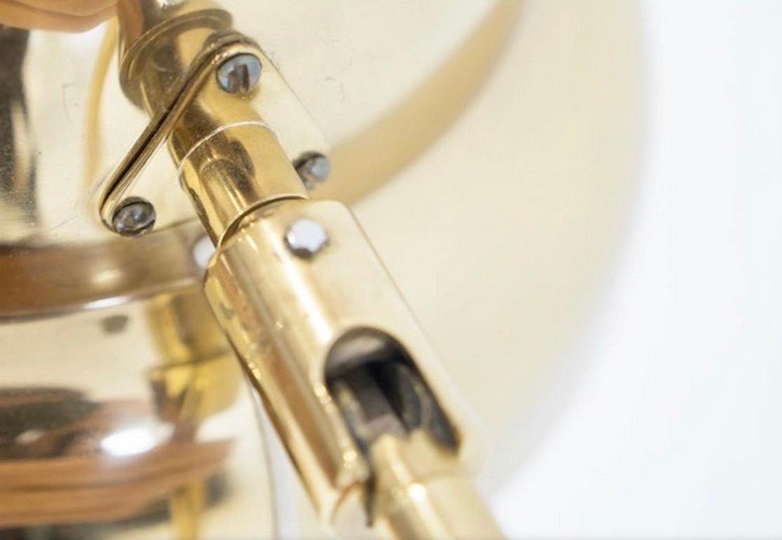 Mid-Century Swedish Brass Floor Lamp by Bergboms For Sale 3