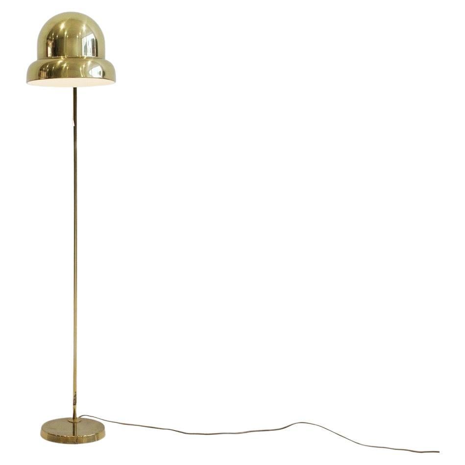 Mid-Century Swedish Brass Floor Lamp by Bergboms
