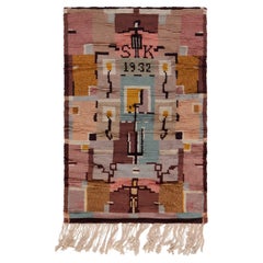 Mid-Century Swedish Brown Carpet - Rya Pile Carpet By Laila Karttunen
