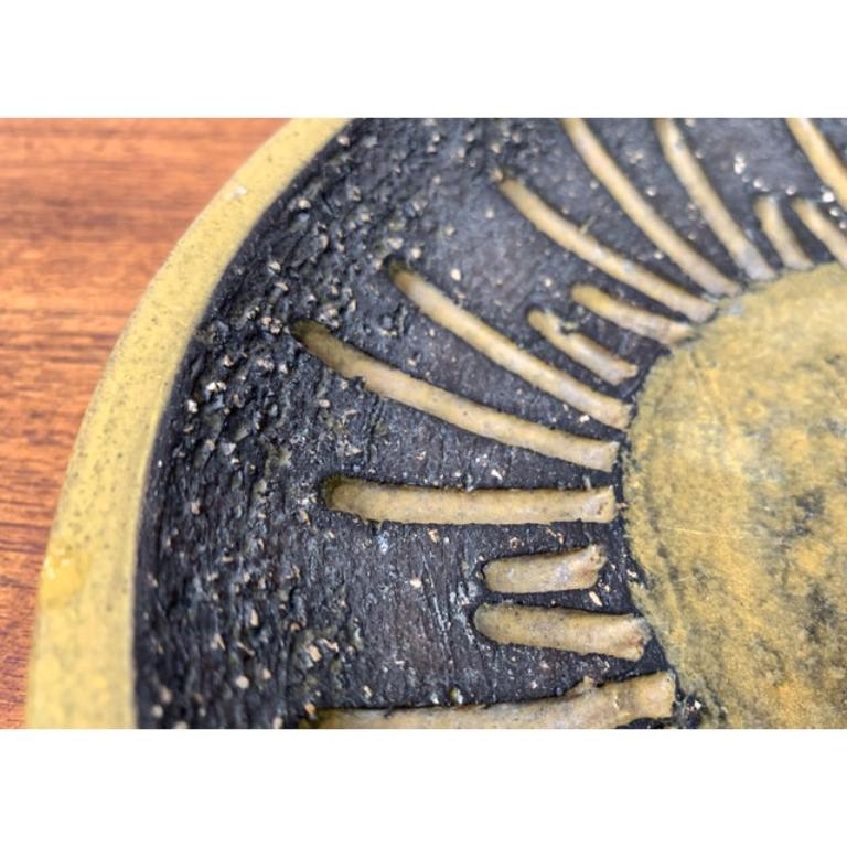 Mid-Century Swedish Brutalist Bowl by Mari Simmulson for Upsala Ekeby, 1960s For Sale 5