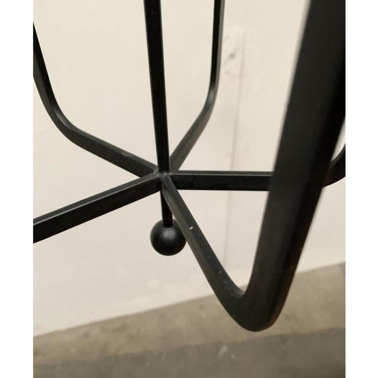 Mid-Century Swedish Brutalist Metal Candleholder by Hans Lind for Ystad, 1960s For Sale 1