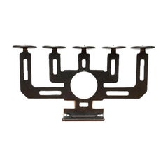 Mid-Century Swedish Brutalist Metal Candleholder by Harry N Boström, 1960s