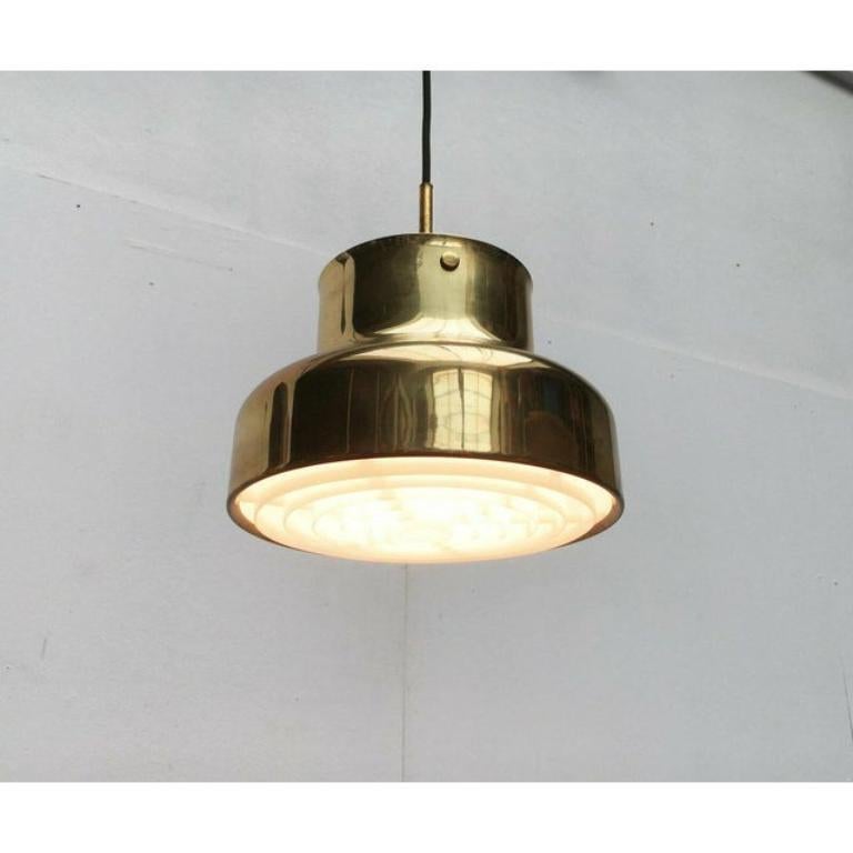 Mid-Century Swedish Bumling Brass Pendant Lamp by Anders Pehrson, 1960s For Sale 4
