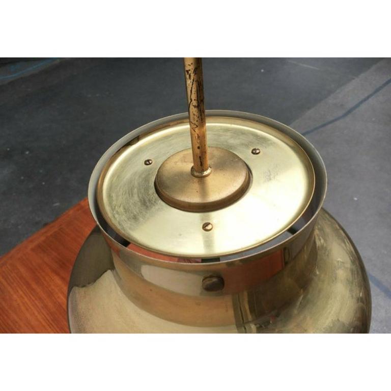 Mid-Century Swedish Bumling Brass Pendant Lamp by Anders Pehrson, 1960s In Excellent Condition For Sale In Hamburg, DE