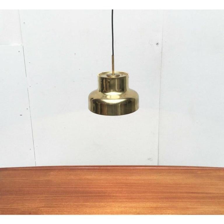 Mid-Century Swedish Bumling Brass Pendant Lamp by Anders Pehrson, 1960s For Sale 1