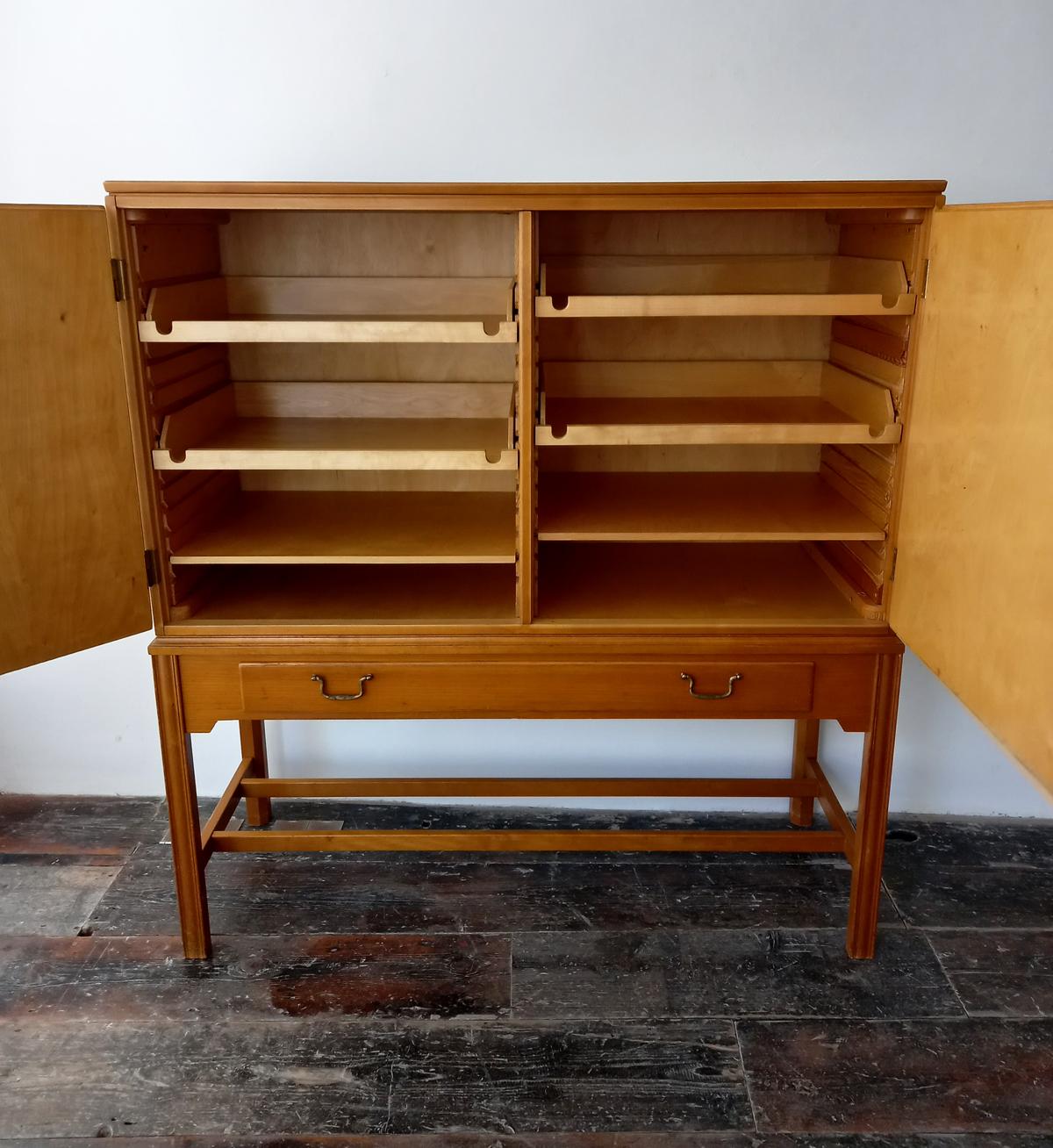 Mid-Century Modern Mid-Century Swedish Cabinet by Carl-Axel Acking for Nordiska Kompaniet, 1953  For Sale