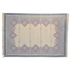 Tapis suédois du milieu du siècle signé BLS