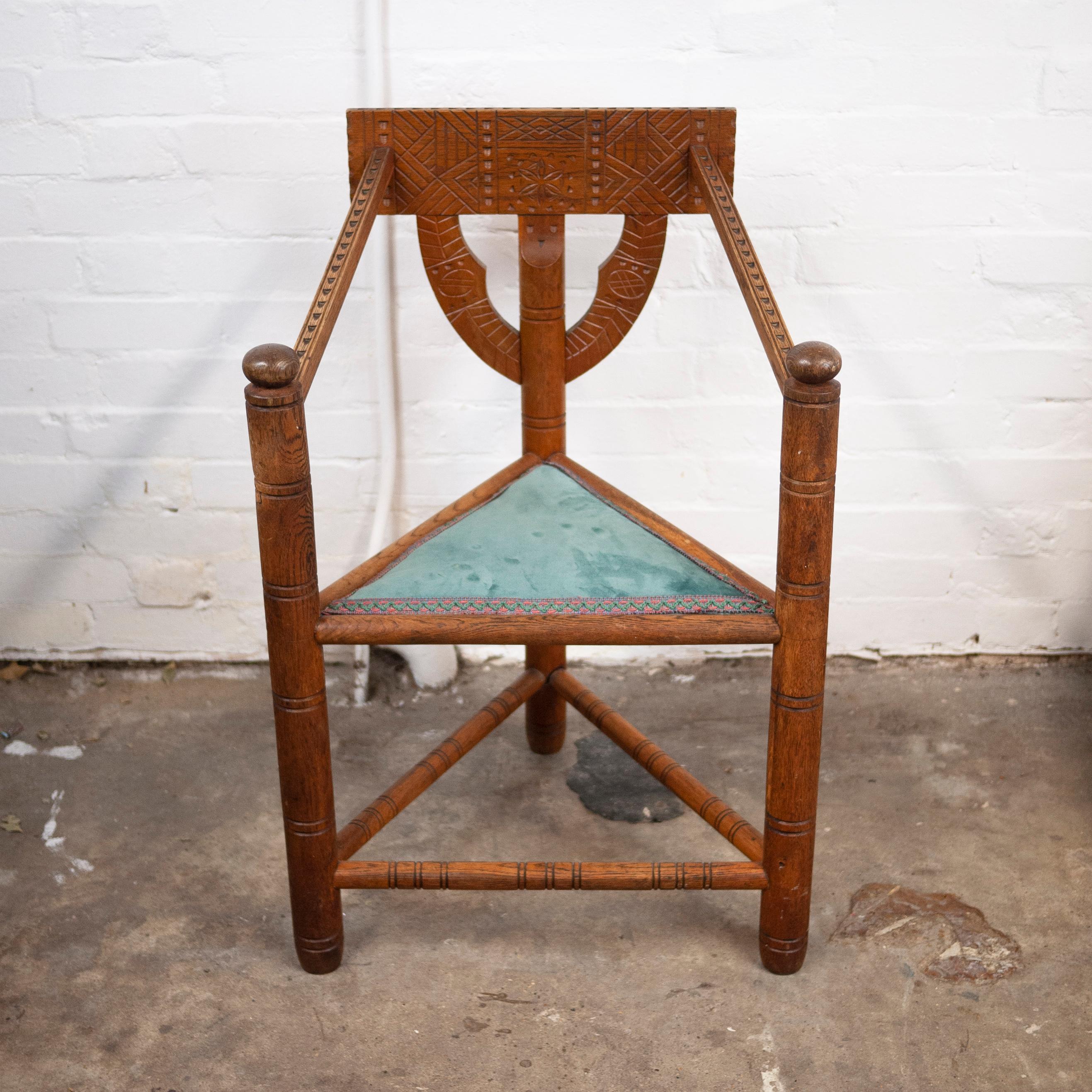 A Swedish Monk chair made from solid light oak. This chair is ornately hand carved with styled detailing.

Manufacturer - Unknown

Design Period - 1950 to 1959

Style - Vintage

Detailed condition - good

Restoration and damage details -