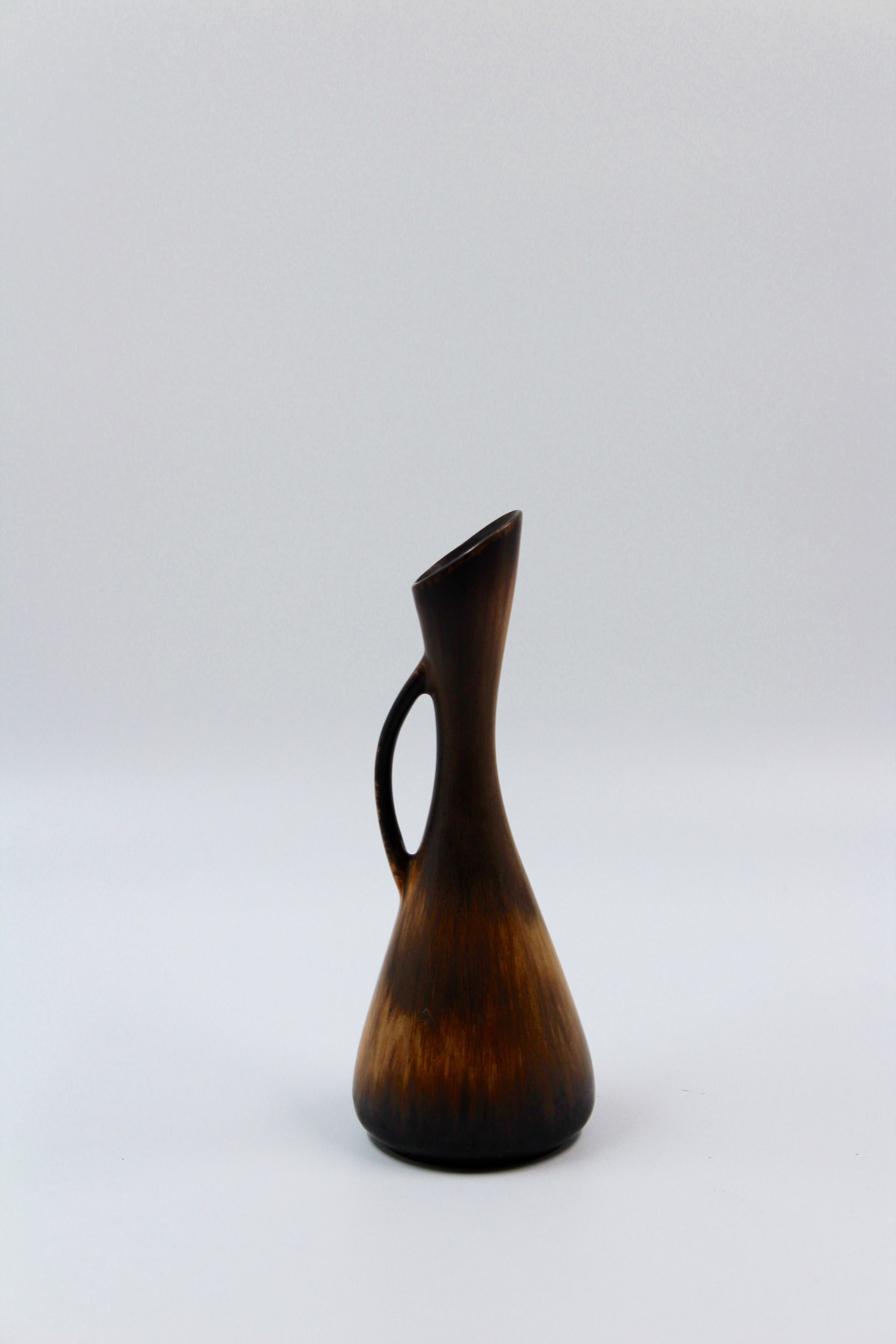 Scandinavian Modern Midcentury Swedish Ceramic Vase by Gunnar Nylund, 1950s For Sale