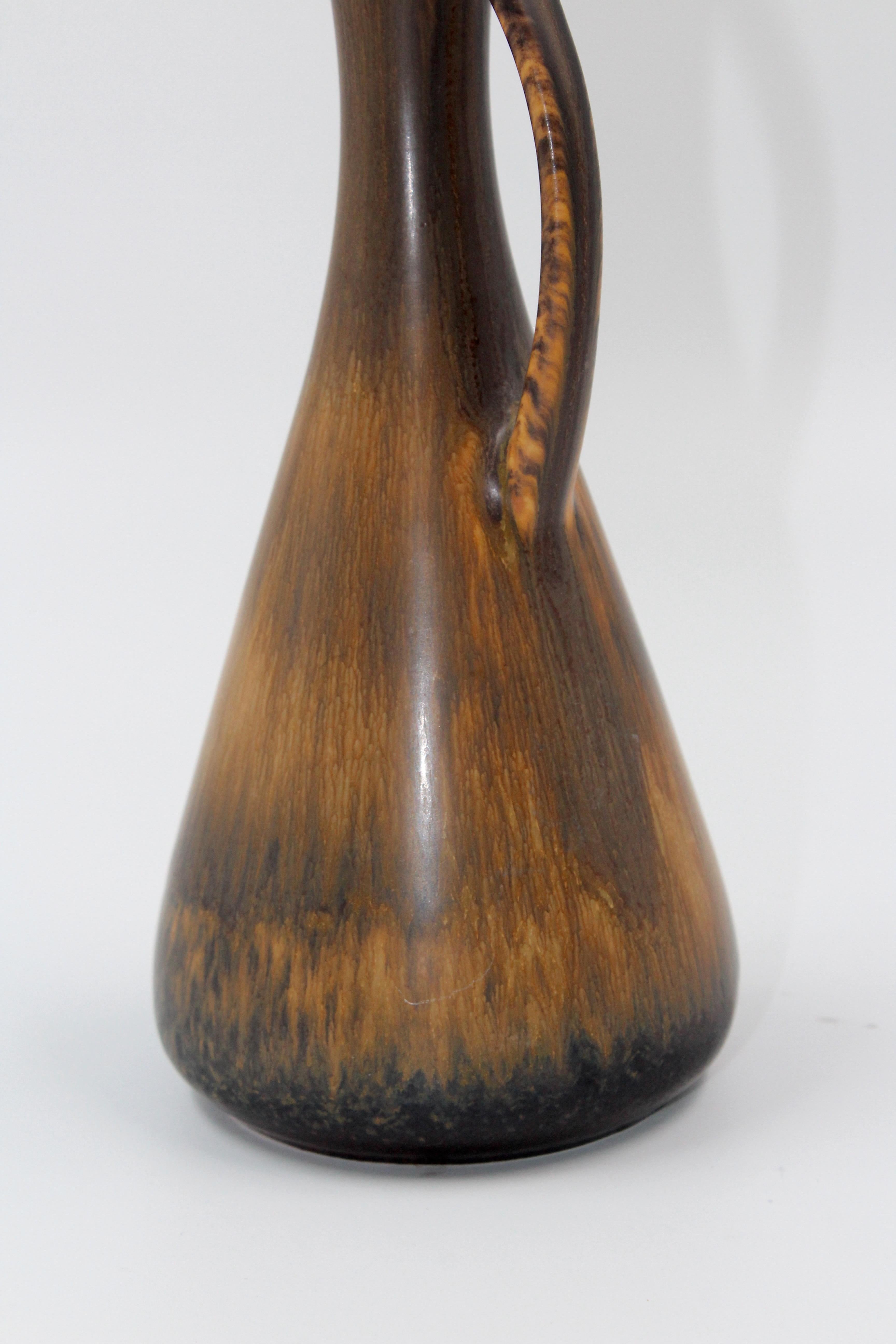 Midcentury Swedish Ceramic Vase by Gunnar Nylund, 1950s For Sale 3