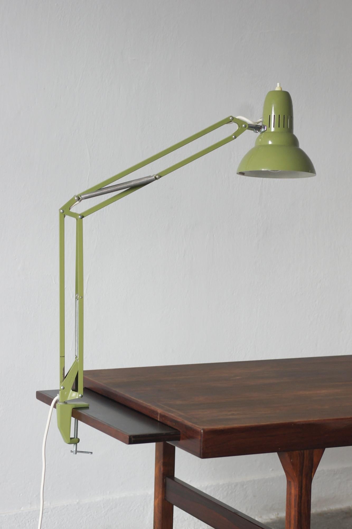 Lampe de bureau suédoise du milieu du siècle dernier de Ledu, années 1960 Bon état - En vente à KUTNO, PL