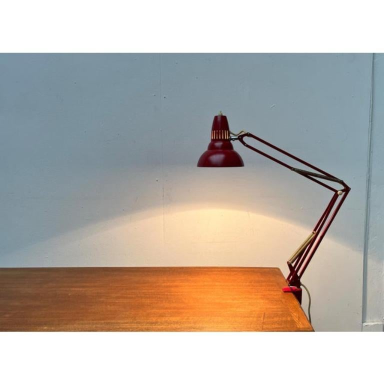 20th Century Mid-Century Swedish Desk Table Lamp from Ledu, 1960s For Sale