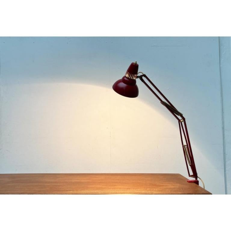 Mid-Century Swedish Desk Table Lamp from Ledu, 1960s For Sale 1