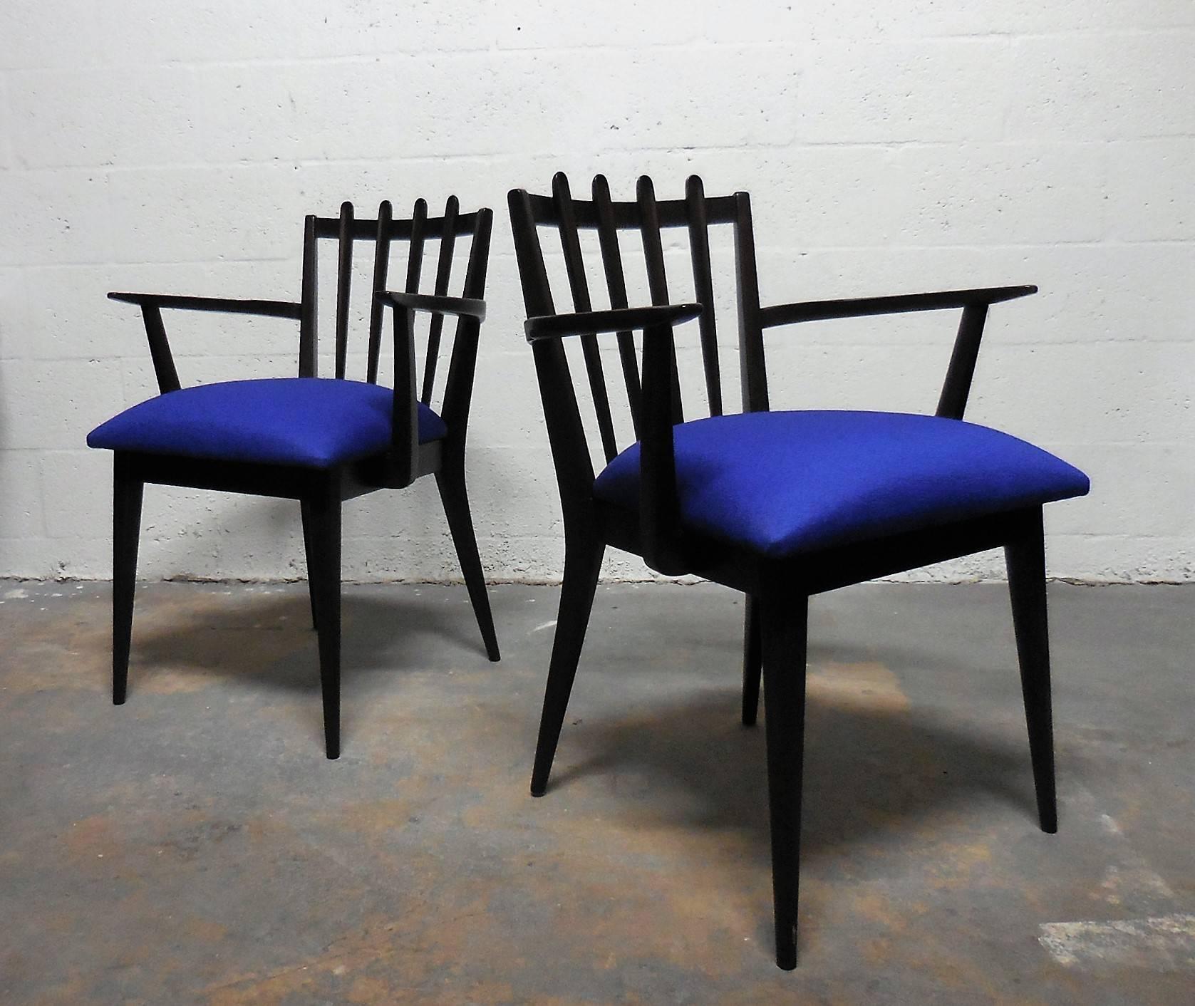 Midcentury Swedish Dining Chairs by Edmond Spence, Set of Six In Excellent Condition In Miami, FL