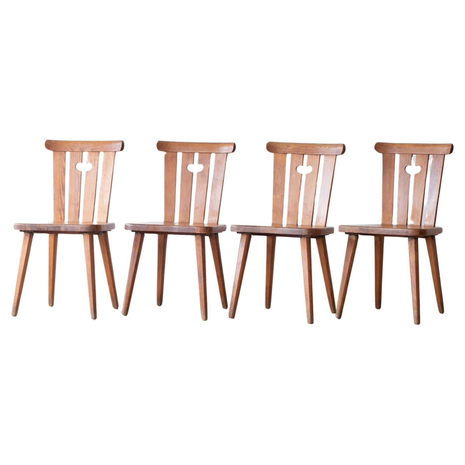 Mid Century Swedish Dining Chairs by Göran Malmvall For Sale