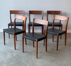 Sedie da pranzo svedesi di metà secolo di Svegards Markaryd - Set di sei sedie