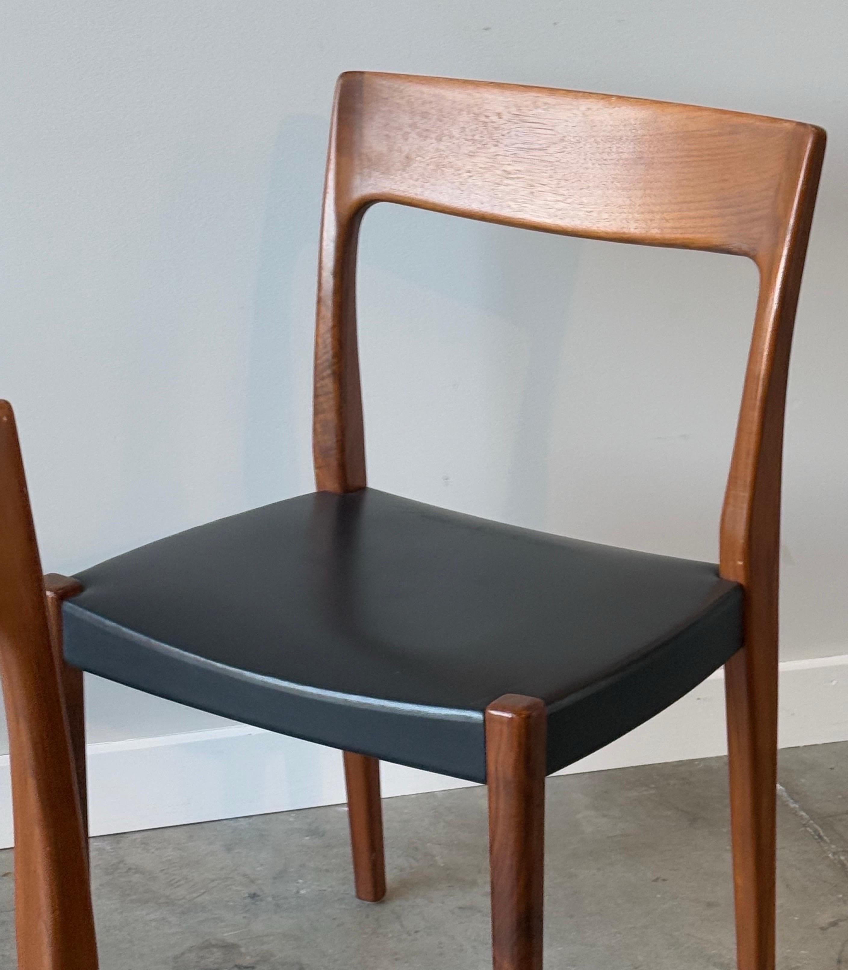 Late 20th Century Mid-Century Swedish Dining Chairs by Svegards Markaryd - Set of Six