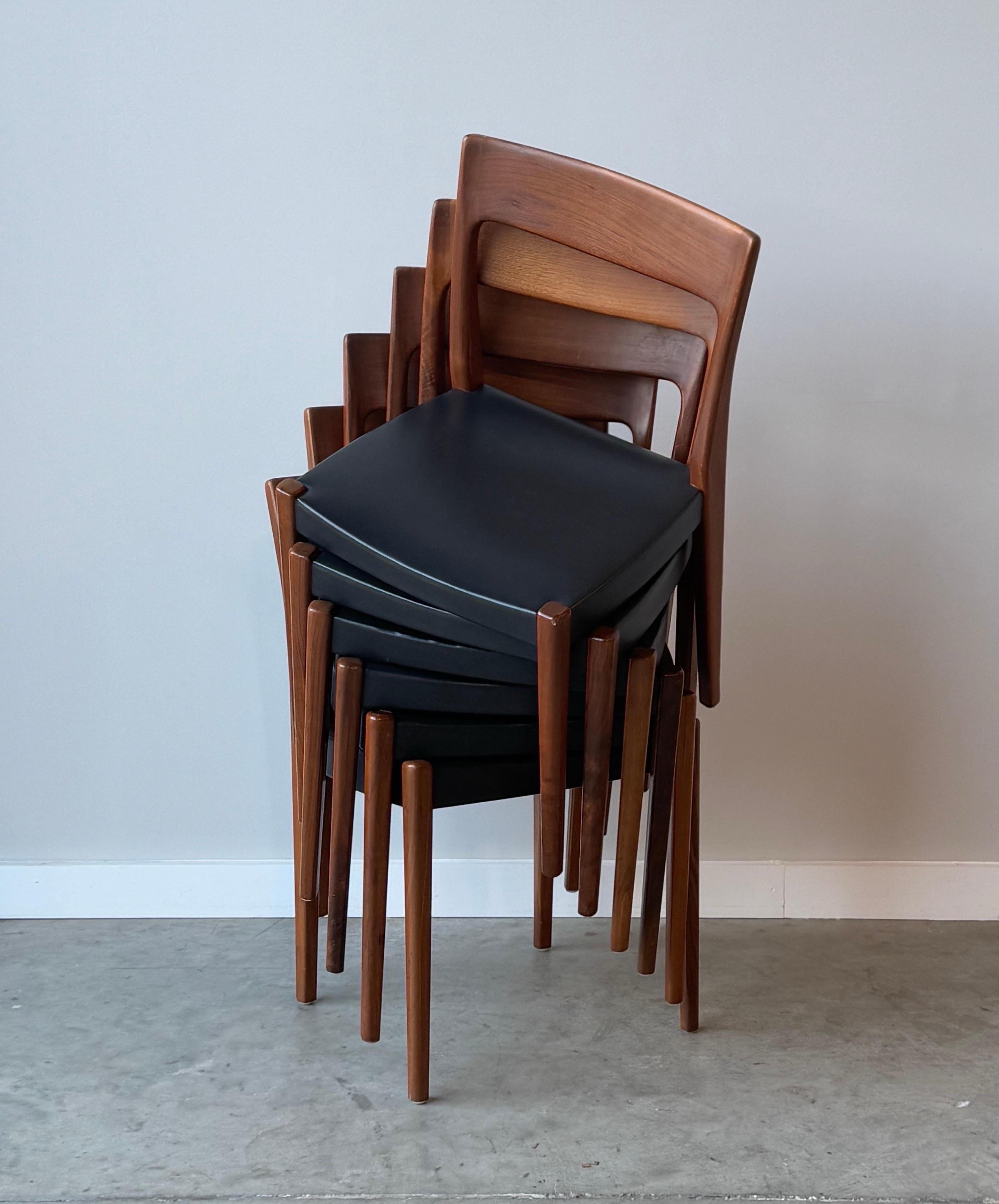 Mid-Century Swedish Dining Chairs by Svegards Markaryd - Set of Six 2