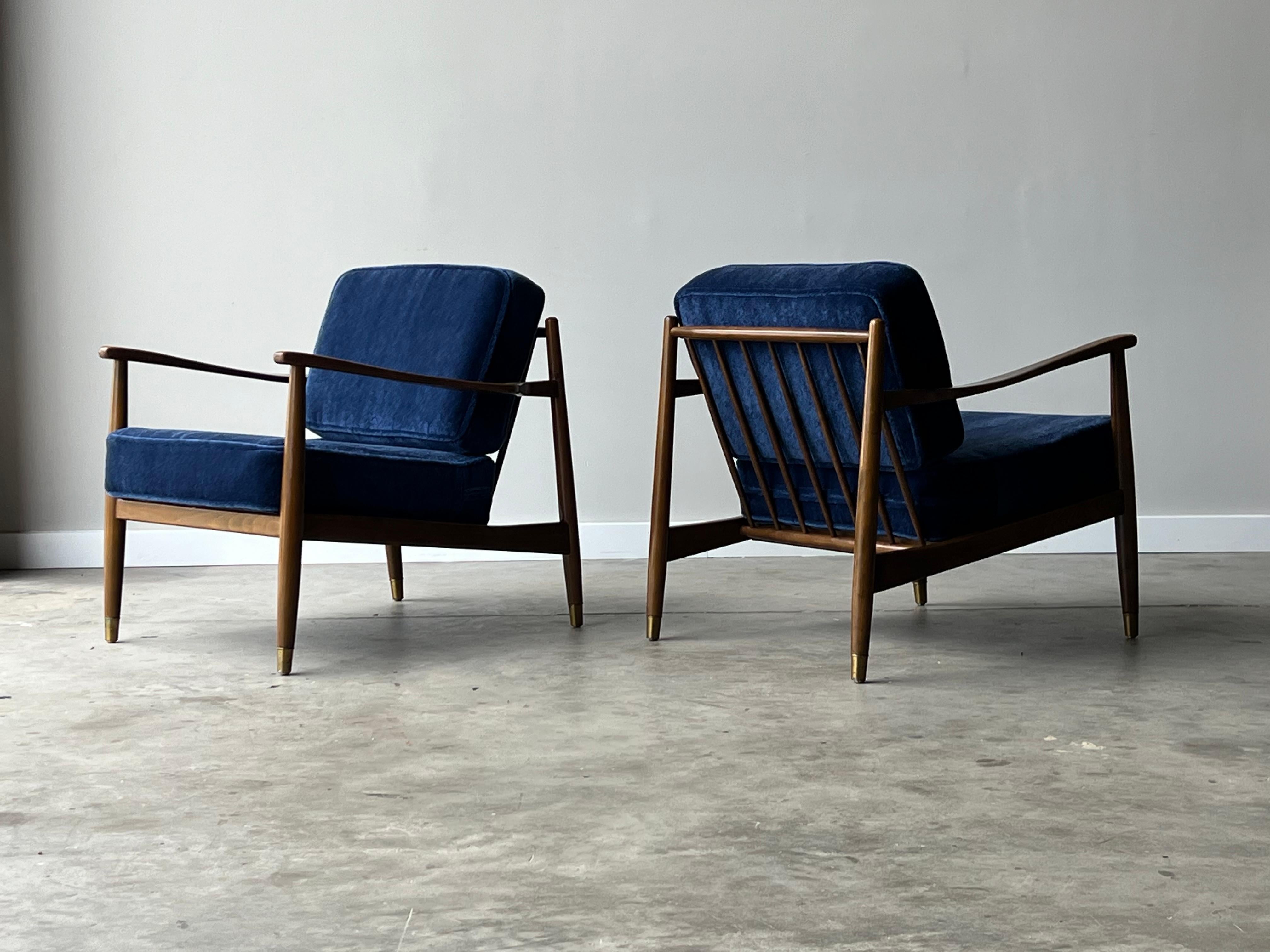 Mid-Century Swedish Dux Lounges by Folke Ohlsson - A Pair 3