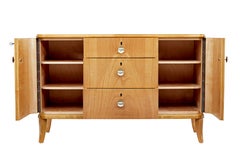 Mid century Swedish elm chest of drawers