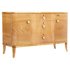 Vintage Mid century Swedish elm chest of drawers