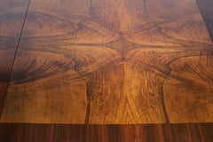 Mid Century Swedish Extendable Oval Dining Table by Edmond J. Spence c 1950's