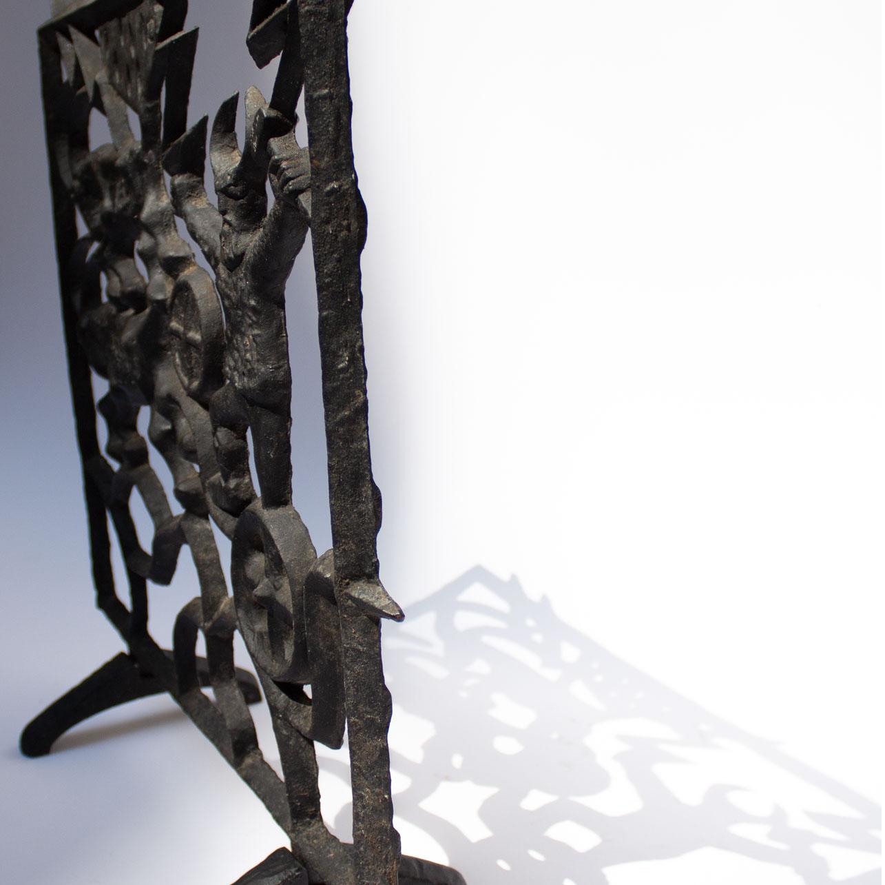 Mid-20th Century Midcentury Swedish Fireplace Screen by Olle Hermansson for Husqvarna