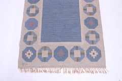 Midcentury Swedish Flat-Weave Carpet Attributed to Birgitta Södergren, 1950s