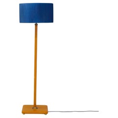 Mid-Century Swedish Floor lamp in Leather