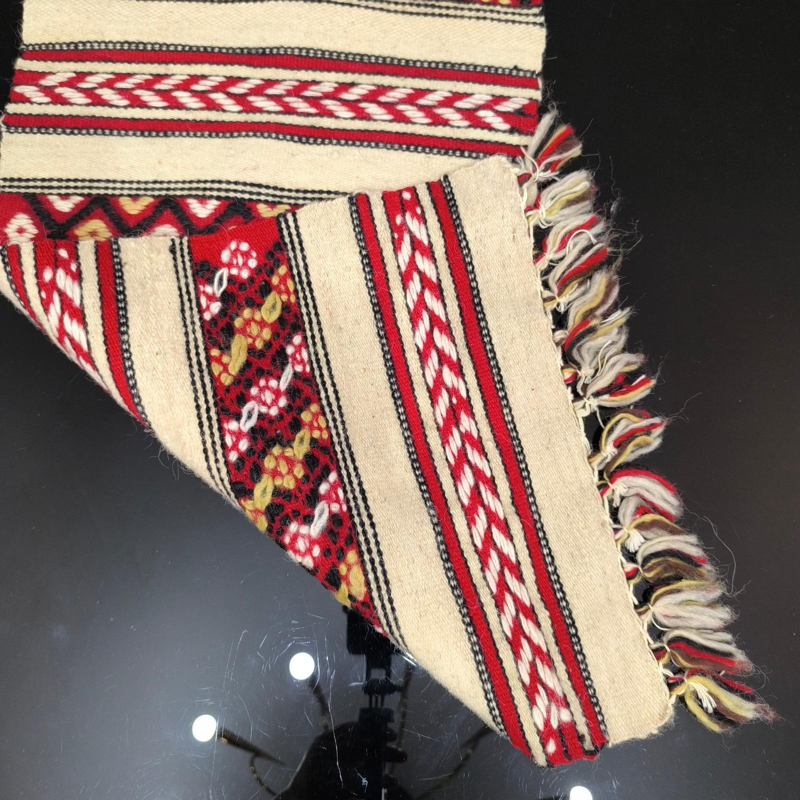 Runner da tavola o decorazione da parete in stile folk svedese della metà del secolo, tessuto a mano in vendita 3