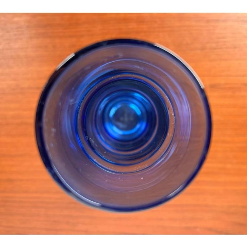 XX secolo Vaso di bambù in vetro svedese di metà secolo di Aseda, Svezia, anni '60 in vendita