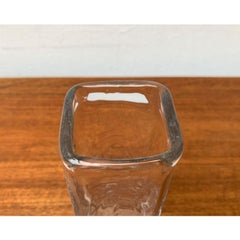 Mid-Century Swedish Glass Block Vase, 1960s