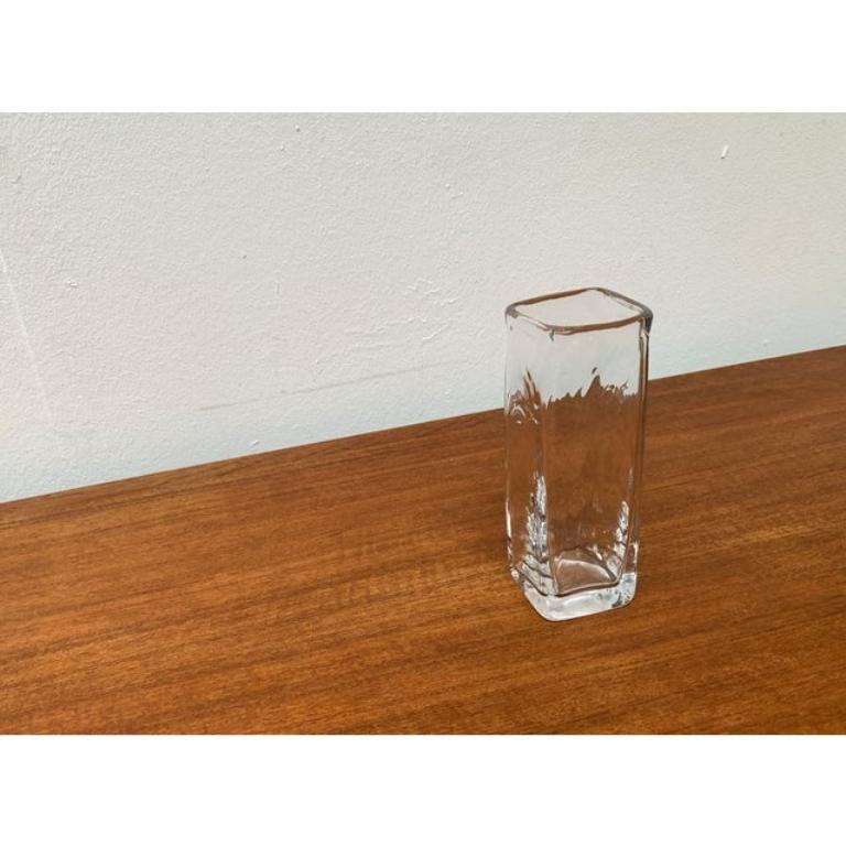 Mid-Century moderno Vaso di vetro svedese di metà secolo, anni '60 in vendita