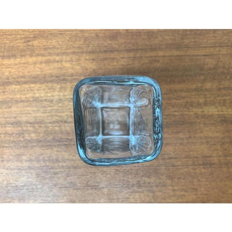 Vaso di vetro svedese di metà secolo, anni '60 In condizioni ottime in vendita a Hamburg, DE