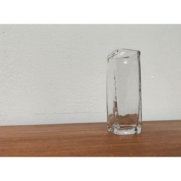 Vetro Vaso di vetro svedese di metà secolo, anni '60 in vendita