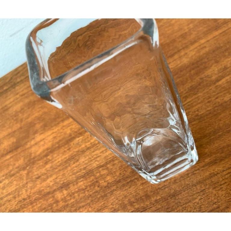 Vaso di vetro svedese di metà secolo, anni '60 in vendita 1