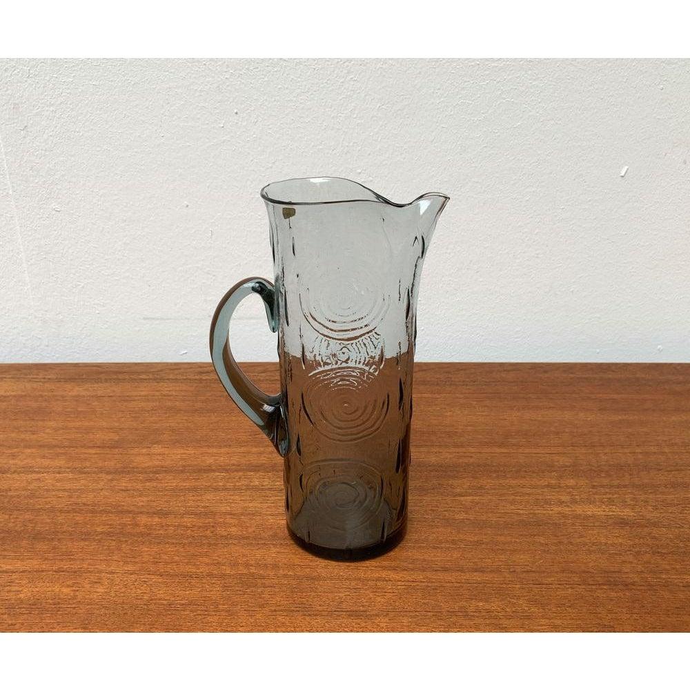 Caraffa in vetro svedese di metà secolo di Björkshult, anni '60 In condizioni ottime in vendita a Hamburg, DE