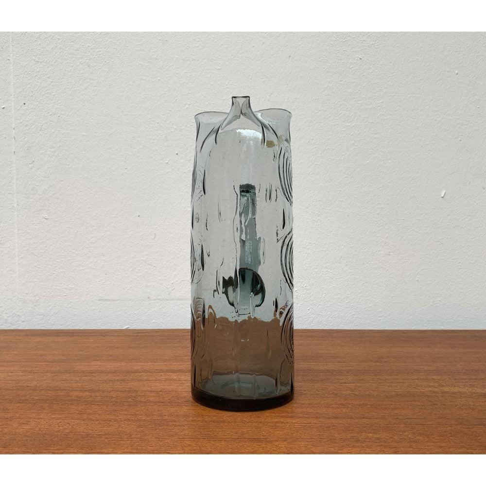 Vetro Caraffa in vetro svedese di metà secolo di Björkshult, anni '60 in vendita
