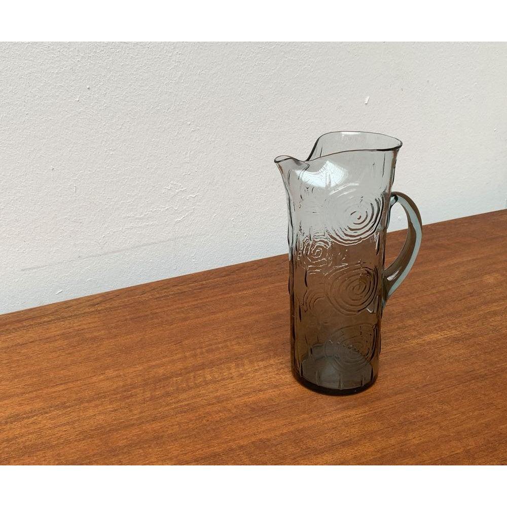 Caraffa in vetro svedese di metà secolo di Björkshult, anni '60 in vendita 1