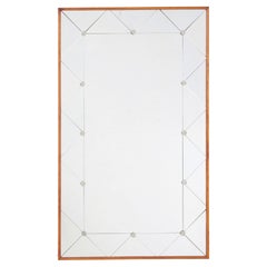 Miroir mural arlequin suédois du milieu du siècle