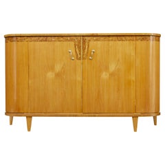 Schwedisches Sideboard aus der Mitte des Jahrhunderts mit Ulmenintarsien